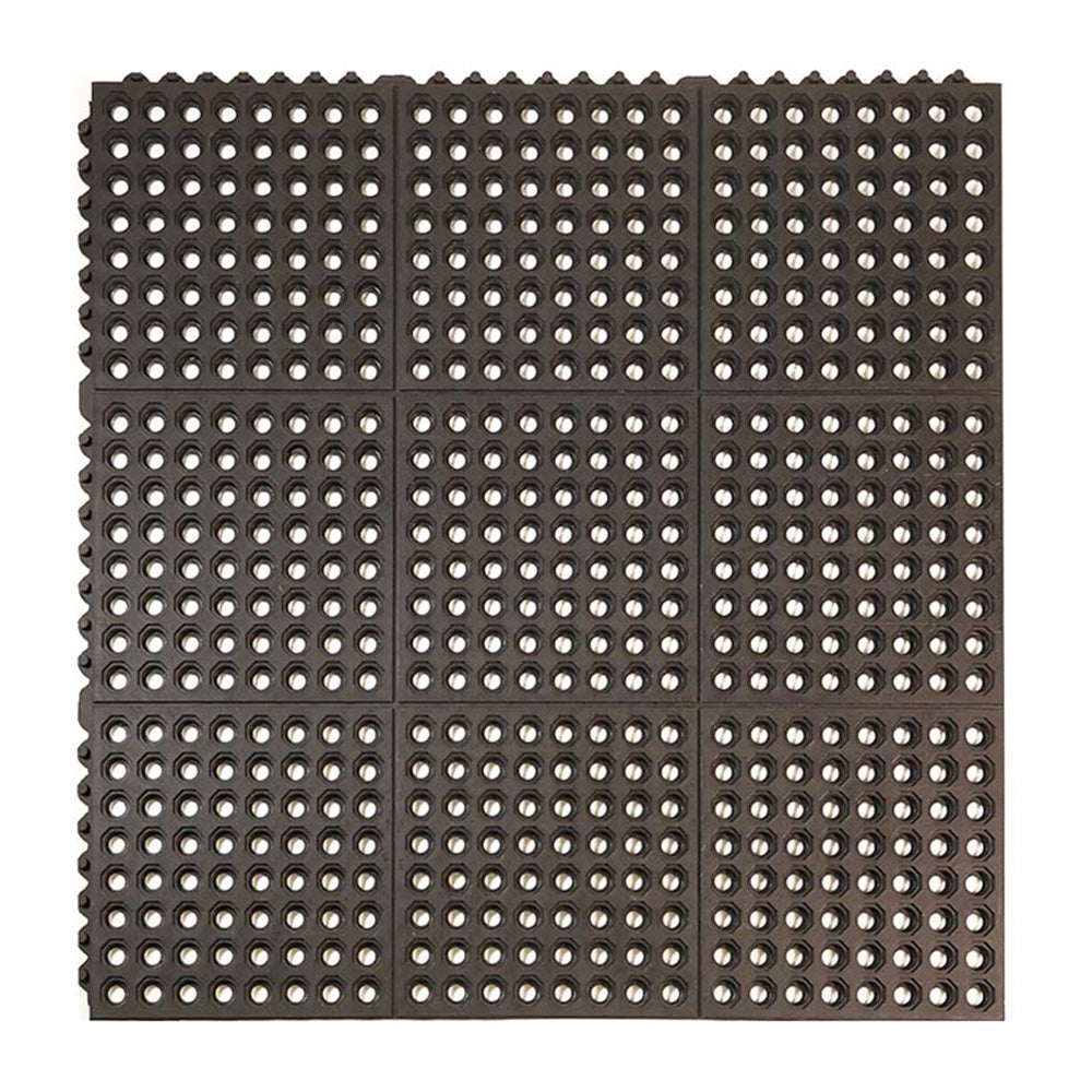 CUSHION FOOT DRAINER - 900mm X 900mm - Black