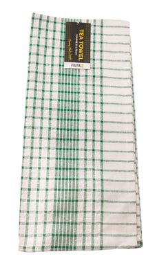 FILTA XL COTTON TEA TOWEL GREEN (55CM X 75CM)