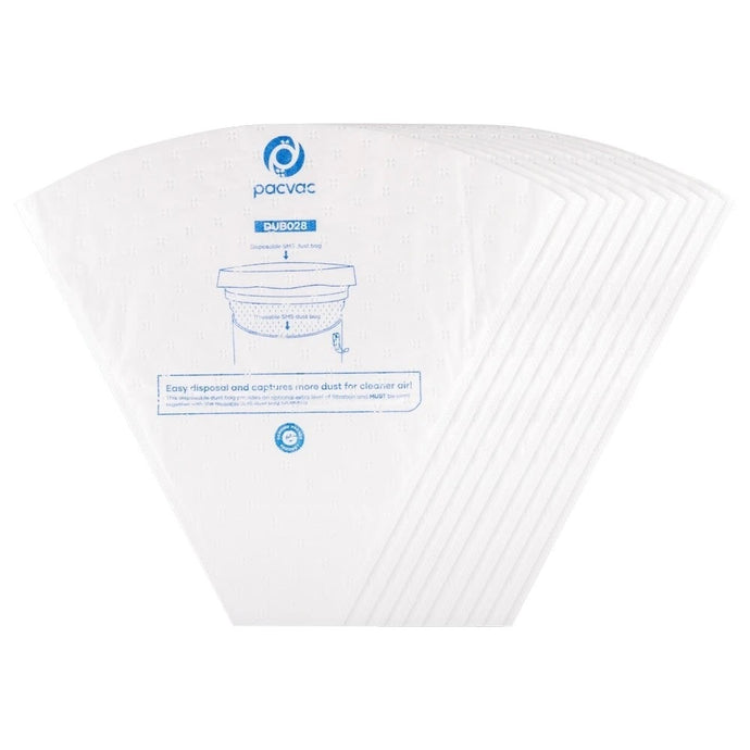 PACVAC SUPERPRO 5L SYNTHETIC BAGS - 10 PACK