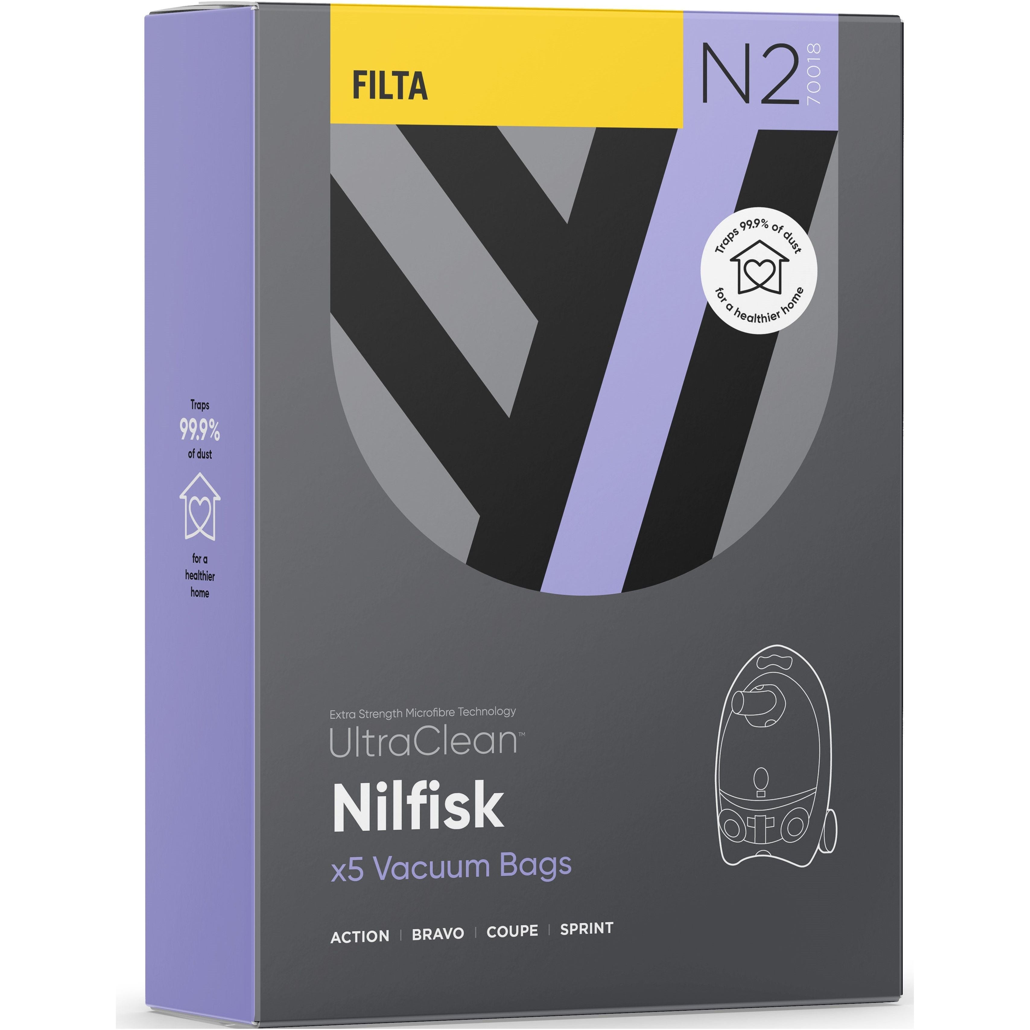 Base Sacos De Aspirador Para Nilfisk Action, GM100 Sprint+ - BA5100[2
