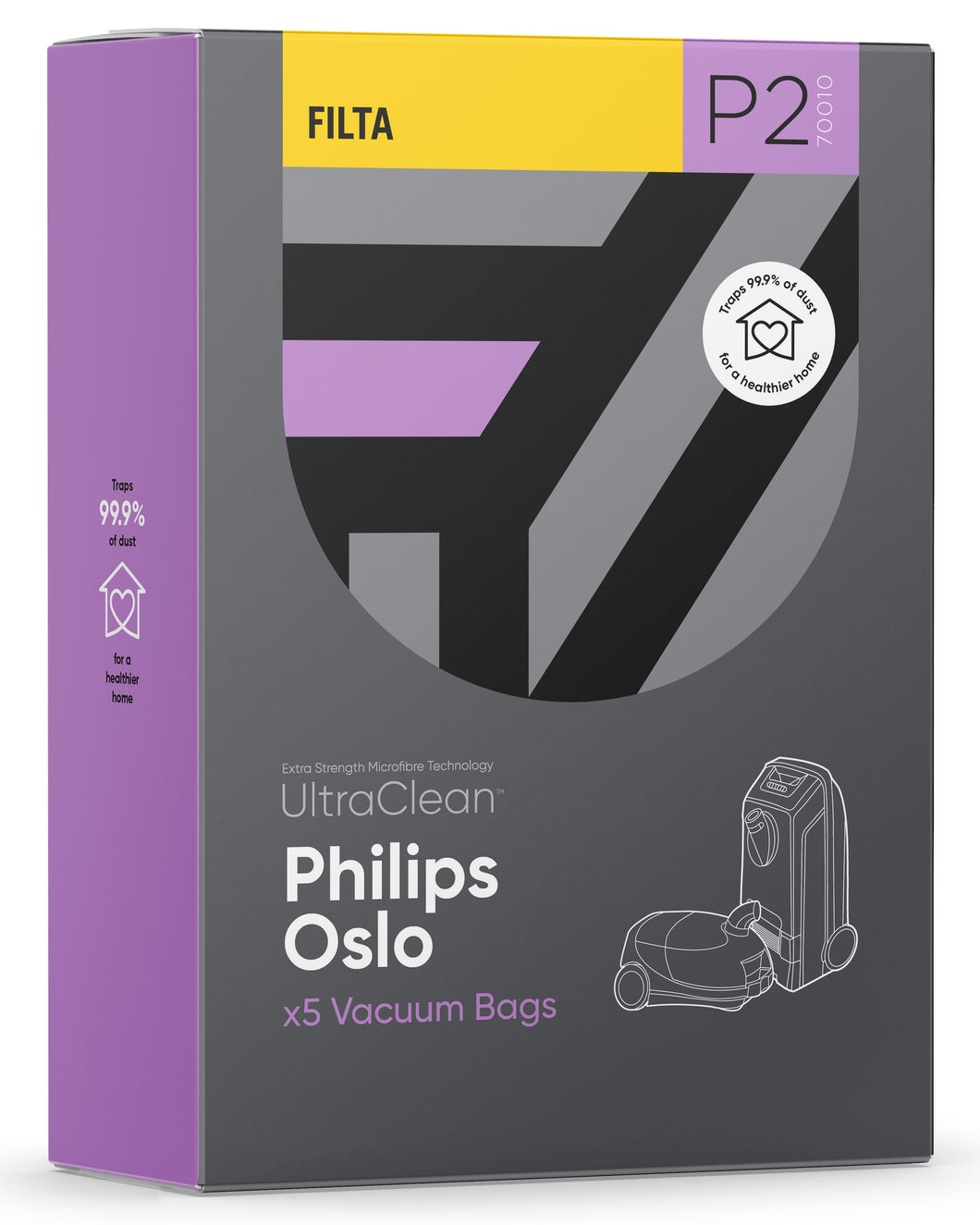 P2 - ULTRACLEAN PHILIPS OSLO SMS MULTI LAYERED VACUUM BAGS 5 PACK