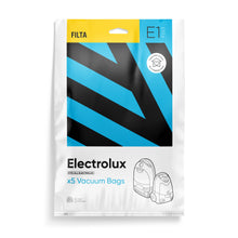 Load image into Gallery viewer, E1 - FILTA ELECTROLUX SMS MULTI LAYERED VACUUM BAGS 5 PK