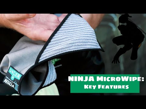 UNGER ErgoTec®-NINJA MicroWipe Glass Cloth