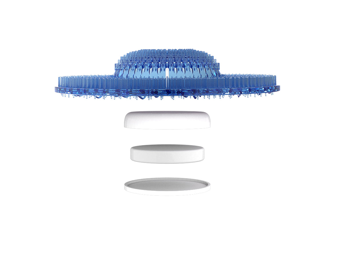 GLOMESH Spiral Biological Urinal Screen with Anti Splash - Mountain Air